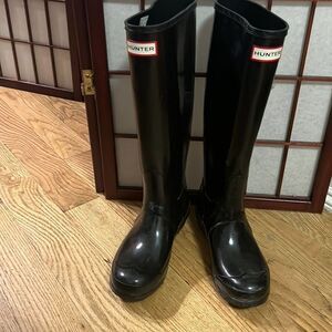HUNTER TALL RAIN‎ BOOTS SIZE 6 F